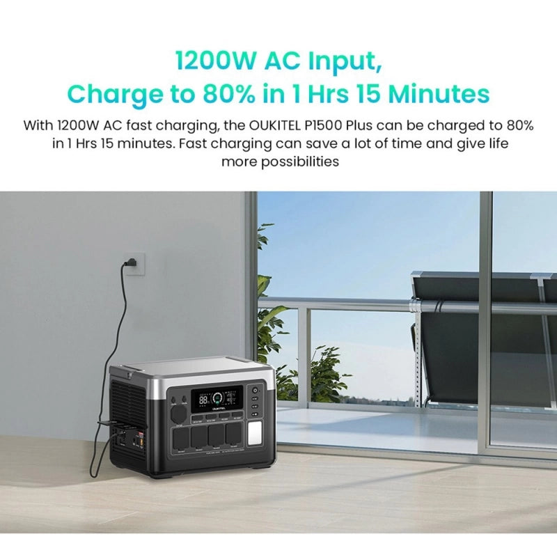 Oukitel P1500E Portable Power Station1800W1536Wh (EUUK)